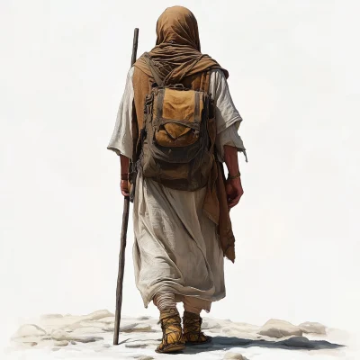 Biblical Man Illustration