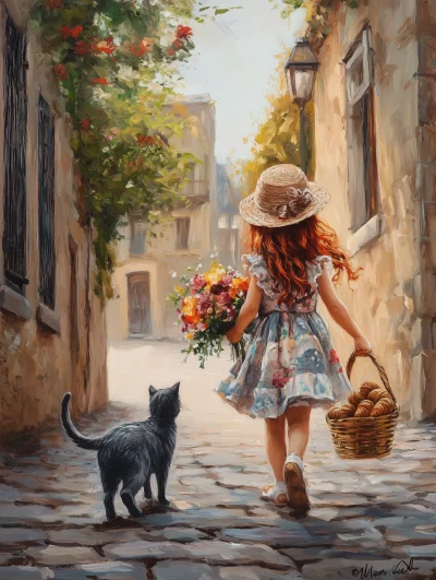Little Girl in Paris