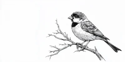 Sparrow on a Branch