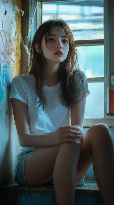 Hyper Realistic Japanese Teenager