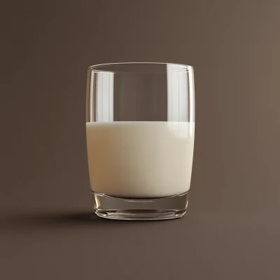 Fresh Dairy Milk in Glass