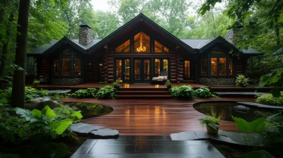 Dreamy Log Cabin