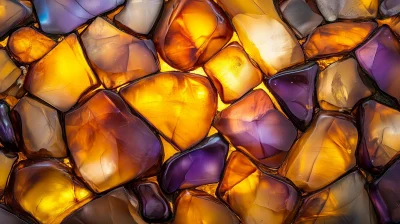 Sunset Fire Opal Background