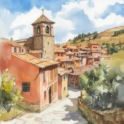 Quaint Albarracin Village