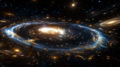 Majestic Spiral Galaxy