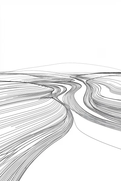 Smooth Flowing River Blueprint