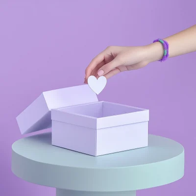 Half Open Gift Box