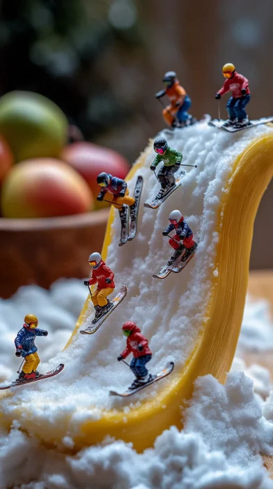 Banana Ski Competition