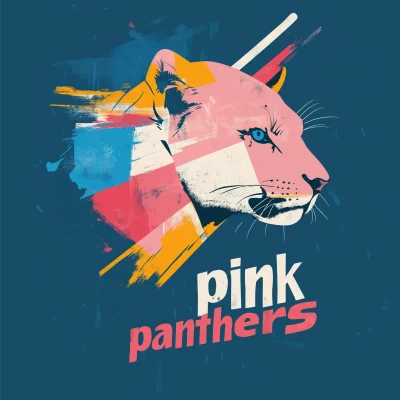 Pink Panthers Field Hockey Logo