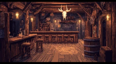 Old Western Saloon