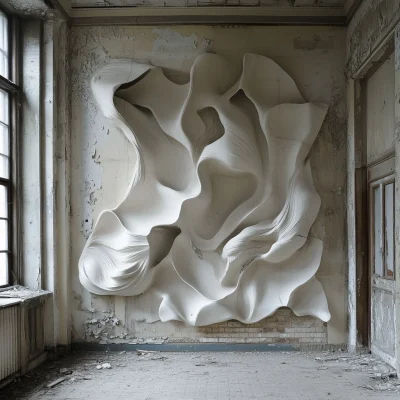 Organic 3D Wall Installation