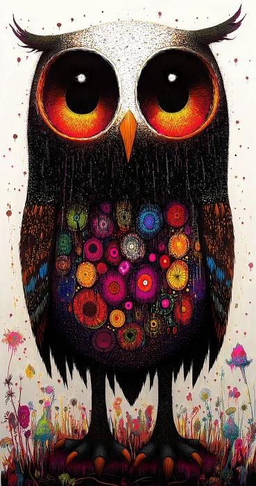 Surreal Owl Man