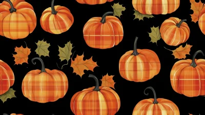 Plaid Pumpkins Design