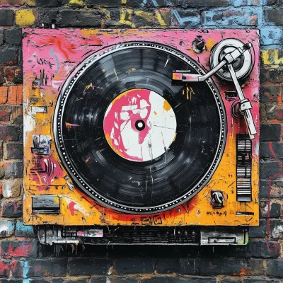 Graffiti Turntable