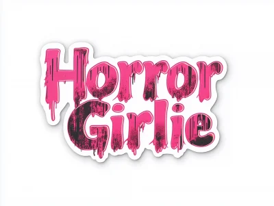 Horror Girlie Sticker