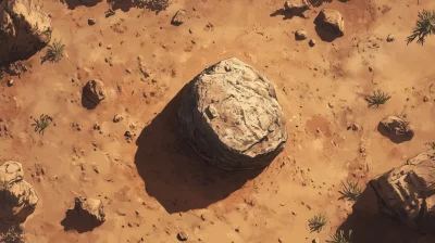 Desert Boulder Perspective