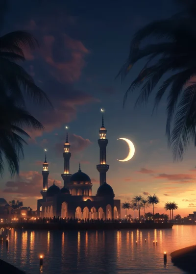 Serene Ramadan Scene