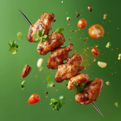 Flying Chicken Wing Kebab