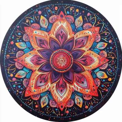 Colorful Bohemian Circular Patterns