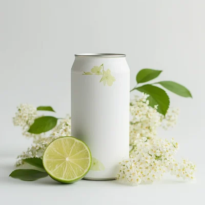 Elderflower and Lime Can