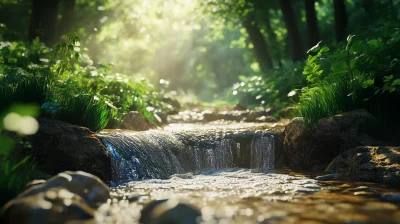 Beautiful Forest Stream