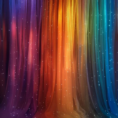 Elegant Multicolored Curtain