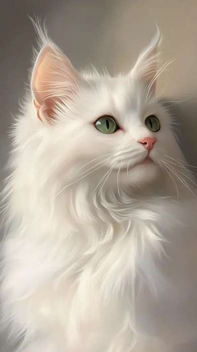 Elegant Angora Cat