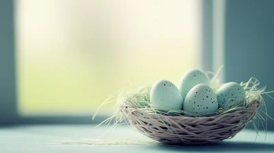 Easter Basket in Grass