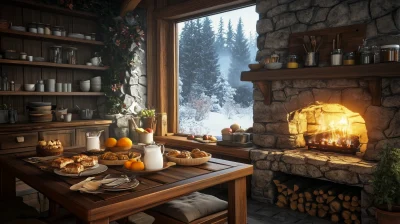 Cozy Kitchen Interior