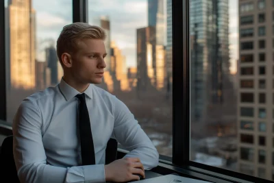 Office Worker at Desk