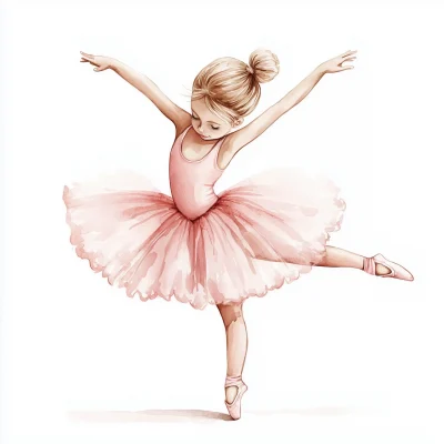 Ballerina in Pink Tutu