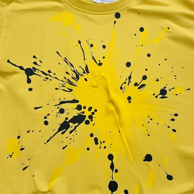 Yellow Paint Splash