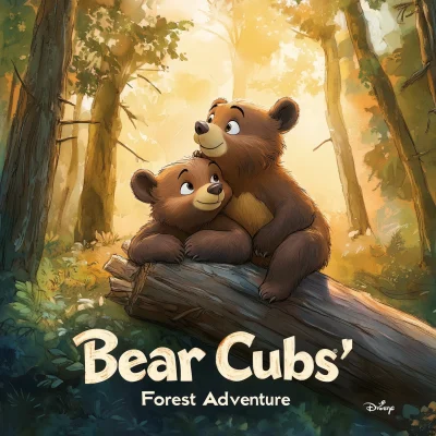 Bear Cubs’ Forest Adventure