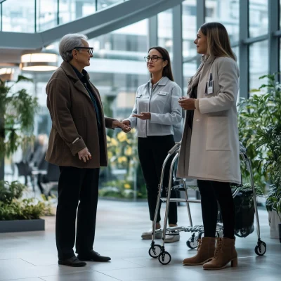 Futuristic Hospital Greeter