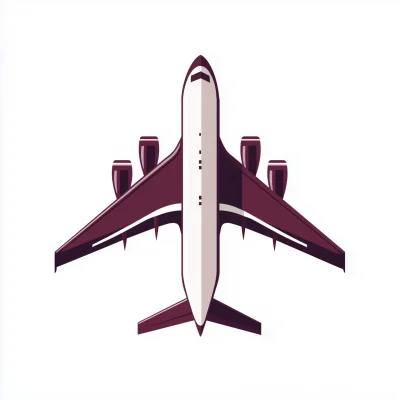 Minimalist Airplane Icon