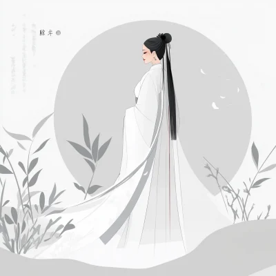 Minimalist Chinese Woman