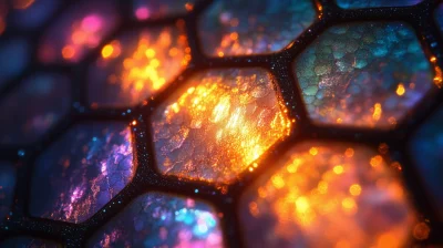 Electron Microscope View of Laser