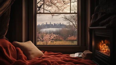 Cozy Nook with City View