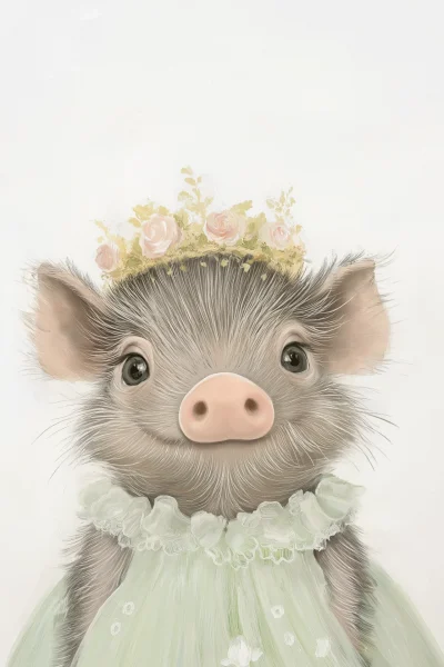Cute Baby Warthog