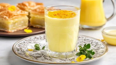 Saffron Milk and Baklava