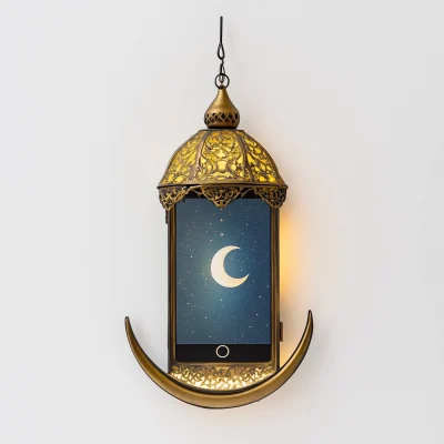 Ramadan Lantern Phone Design