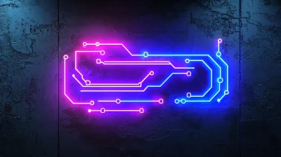 Abstract Circuit Board Icon