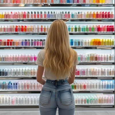 Nail Polish Sales Girl