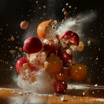 Exploding Fruit Closeup