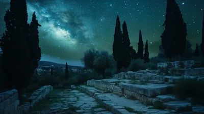 Night Sky Over Gethsemane