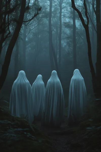 Ritual in the Moonlit Forest