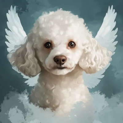 Inspirational Fantasy Portrait of a Dog