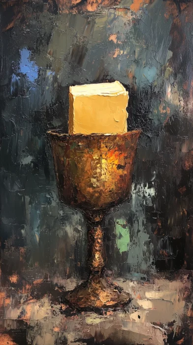 Golden Chalice with Butter