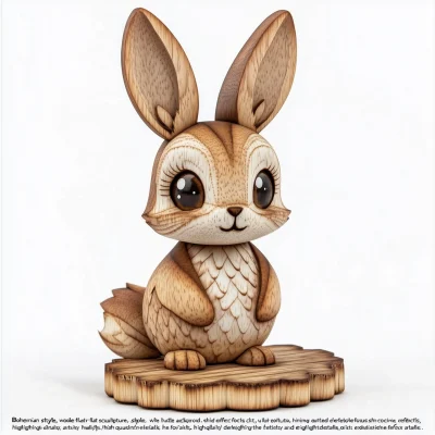 Cute Bunny Sculpture