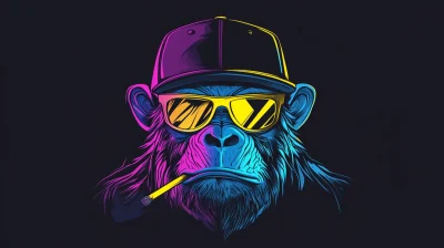 Cyberpunk Monkey